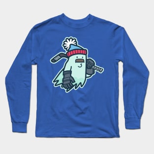 Da Chicago Hockey Ghost Long Sleeve T-Shirt